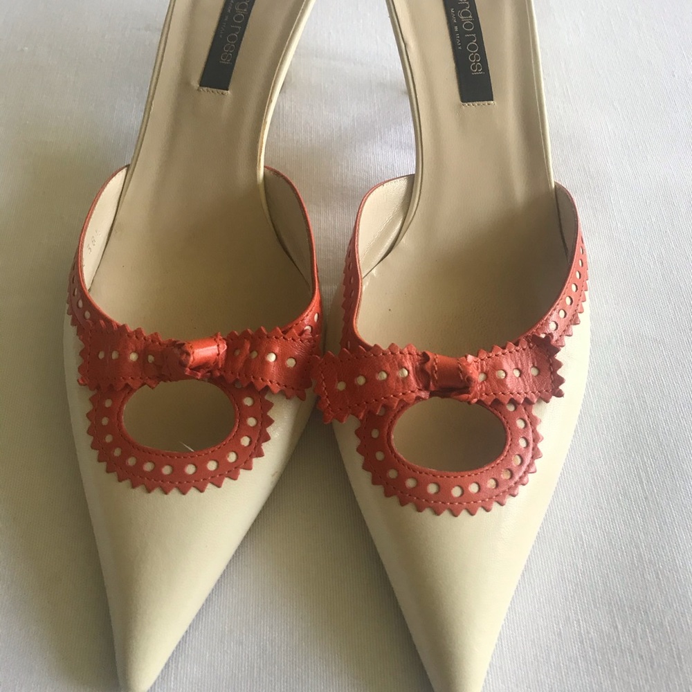Sergio Rossi mules 38.5 size 8